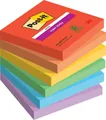 Produktbild: 1-12x Post-it Haftnotizen super sticky notes, 76 x 76 mm, Playful BIS 51% RABATT