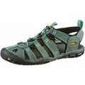 Produktbild: Keen CLEARWATER CNX LEATHER Outdoorsandalen Damen in mineral blue-yellow, Größe 37 1/2 FS 2025