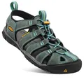 Produktbild: KEEN CLEARWATER CNX LEATHER, Damen Aqua Schuhe, Mehrfarbig (mineral blue/yellow 1014371), 37.5 EU (4.5 UK)