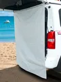 Produktbild: Universal Duschvorhang Sichtschutz 153x186cm für Campingbus, Van Heckklappe