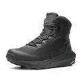 Produktbild: NORTIV 8 Herren Taktische Wanderschuhe Leichte Dämpfungssohle Stiefel für den ganzen Tag Seitlicher Reißverschluss Motorrad Kampf Militärstiefel,Size 42,Schwarz,NMUMMT2503