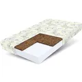 Produktbild: FDM Calm Matratze 90x180 cm Kaltschaum Kindermatratze Höhe 10 cm Härtegrad H3 H4 Öko-Tex Allergikergeeignet Bezug Waschbar Kokosfaser-Einlage Matratzenbezug Dino
