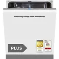 Produktbild: Exquisit PLUS Einbaugeschirrspüler 60 cm, Vollintegrierbar, 13 Maßgedecke, Startzeitvorwahl, 6 Spülprogramme, Power+, ECO-Modus, EGSP52113-E-030... - Silber