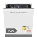 Produktbild: Exquisit PLUS Einbaugeschirrspüler 60 cm, Vollintegrierbar, 13 Maßgedecke, Startzeitvorwahl, 6 Spülprogramme, Power+, ECO-Modus, EGSP52113-E-030E silber
