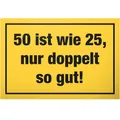 Produktbild: DankeDir! Fünfzig - Schild 30 x 20 cm - Geburtstagsdeko Jubiläum Geschenkidee Geburtstagskarte Partydeko - Geschenk Männer & Frauen 50er 50. Geburtstag 50 Jahre Geburtstagsgeschenk