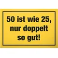 Produktbild: DankeDir Fünfzig - Schild 30 x 20 cm - Geburtstagsdeko Jubiläum Geschenkidee ...