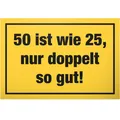 Produktbild: DankeDir Fünfzig  Schild 30 x 20 cm  Geburtstagsdeko Jubiläum Geschenkidee Ge...