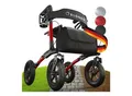 Produktbild: Outdoor Rollator mit Luftbereifung, Rot