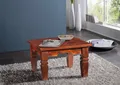 Produktbild: Massivmoebel24 Couchtisch Couchtisch Akazie 60x60x40 nougat lackiert OXFORD #426