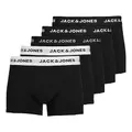 Produktbild: JACK & JONES Herren Unterhosen Shorts Boxershorts Trunks 5er Pack, Farbe:Schwarz, Wäschegröße:2XL, Artikel:- Black/Black/Black-White
