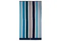 Produktbild: Depotex Strandtuch Strandlaken Streifen Blau, Baumwolle (1-St), Strandtuch, Badetuch, Duschtuch