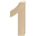 Produktbild: Glorex Papp-zahl 1 17,5 X 5,5 Cm Pappartikel