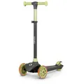 Produktbild: Kinderroller 3-Räder LIONELO Jessy Kinderscooter bis 50KG LED Räder Grey Green
