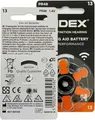 Produktbild: Widex | Hörgerätebatterien | 10 Packungen | 60 Batterien | Orange Aufkleber | P13 | Hörgerät