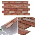 Produktbild: Steintapete Wandpaneele Ziegelstein 96x48 cm Steinoptik Dekorplatte Wasserdicht