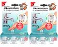 Produktbild: 2x Strahlregler für Wasserarmaturen EASYmaxx Edelstahl bis zu 90% Wassersparen *