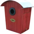 Produktbild: Habau Vogelhaus Nistkasten 2964, FluglochØ 28/32mm, zum Hängen, 18,5 x 19 x 13,5cm, mit Blechdach