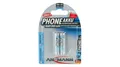Produktbild: Ansmann Telefon-NiMH-Ersatzakku, ready2use, Micro AAA, 800mAh,HR03, 2er-Pack 4013674353323