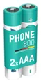 Produktbild: ANSMANN AG Telefon Akku AAA 800mAh 1,2V, 2 Stück, DECT Akku 800 mAh (1.2 V)