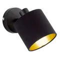 Produktbild: Reality Leuchten Wandleuchte, Leuchtmittel nicht inklusive, Design Wand Strahler Leuchte SCHWARZ GOLD Wohn Zimmer Lampe Spots