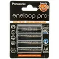 Produktbild: Akkus Panasonic Eneloop Pro BK-3HCDE/4BE, Mignon, AA, Ni-Mh, 2550 mAh, 4 Stk., wie 4006, 4106, 4706