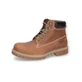 Produktbild: Dockers by Gerli Herren Combat Boots, Männer Stiefeletten,warm gefüttert,Kurzstiefel,uebergangsschuhe,uebergangsstiefel,Cognac,43 EU