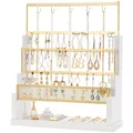 Produktbild: Ohrringständer 5 Tiers Jewelry Organizer Ohrring aufbewahrung mit 260 Löcher ...