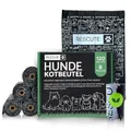 Produktbild: Rescute Hundekotbeutel Biologisch Abbaubar & Kompostierbar | 120 Extra Starke & Reißfeste Hundebeutel | Hergestellt mit Maisstärke | Öko Kotbeutel für Hunde | 8 Rollen