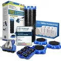 Produktbild: KINZO Möbelroller Möbelheber - 4 Rollen Plus Möbelheber und 140x Bonus Filzgleiter Set - 1200 kg Gesamtbelastung, 300 kg je Roller - Möbeltrans...