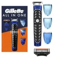 Produktbild: Gillette Fusion 5 Styler Rasierer Herren — Barttrimmer und Multigroom, Haarschneidemaschine für Gesicht, Kopf und Körper, Wasserdicht, Inkl. Rasierklinge + 3 Kammaufsätze — Schwarz