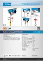 Produktbild: Guede Güde Seil-Hebel-Zug GSZ 100/200 Seilwinde + Schwenkarm/Träger 1200 100-600kg 55050+01715