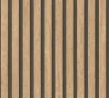 Produktbild: Vliestapete Skandinavisch Holz Akustikpaneele Lamellenwand beige braun grau
