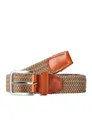 Produktbild: JACK & JONES Herren Gürtel Jacspring Woven Belt Noos, Beige (Incense Incense), 105
