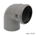 Produktbild: Ostendorf Kunststoffe Wasserrohr HT-Bogen DN 40 - 87°
