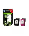 Produktbild: HP 302 Schwarz Farbe Cyan Magenta Gelb Original Tintenpatrone 2er-Pack (X4D37AE)