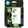 Produktbild: HP 302 2er-Pack Schwarz/Cyan/Magenta/Gelb Original Druckerpatronen
