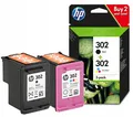 Produktbild: HP 302 Schwarze Tinte + Dreifarbiges CMYK-Set OfficeJet 4650 3830 5200 ORG
