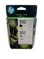 Produktbild: 2er PACK original HP 302 HP X4D37AE schwarz + color HP F6U66AE + F6U65AE Deskjet
