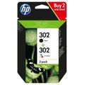Produktbild: HP X4D37AE 302 Druckkopfpatrone Multipack schwarz + color 190pg + 165pg V