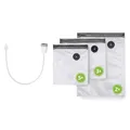 Produktbild: CASO Vacu ZIP-Adapter Set Vakuumzubehör mit Schlauch 10 Beutel Sticker Weiß