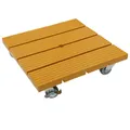 Produktbild: WPC Rolluntersetzer Pflanzenroller Blumenroller eckig/rund, verschiedene Farben