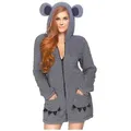 Produktbild: Leg Avenue Kostüm Fluffiger Koala Romper, Gleichermaßen leger, flauschig und warm! grau M