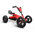 Produktbild: BERG Buzzy Red Go-Kart für Kinder ab 2 Jahren, Rotes Tretfahrzeug Kettcar, Kindergokart Tretauto mit verstellbarem Lenker und Sitz
