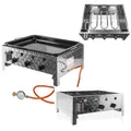 Produktbild: DEMA Gasbräter mit 3 Flammen – Leistungsstarker Gastrobräter für Grill & Outdoor-Küche – Ideal für Camping & Events