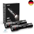 Produktbild: Lepro LED Taschenlampe, LE2050 Extrem Hell LED Taschenlampen mit Clip, Zoombare