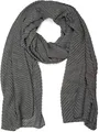 Produktbild: styleBREAKER Damen Schal fein gekreppt | Leichter Plissee-Schal für stilvolle Looks | Elegantes Halstuch mit fließenden Falten | Modisch Vielseitig & Angenehm weich | 96 x 192 cm, Farbe:Dunkelgrau