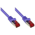 Produktbild: Alcasa RJ45-RJ45, m-m, 2m Netzwerkkabel Violett Cat6 S/FTP (S-STP)