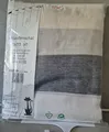 Produktbild: Schlafenschal mit Schlafenband, Vorhang, Gardine, weiß/grau, 140x245 cm