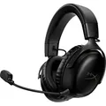 Produktbild: HP HyperX Cloud III Wireless – Gaming-Headset, Verkabelt & Kabellos, Gaming, Kopfhörer, Schwarz - Schwarz