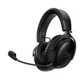 Produktbild: HyperX Cloud III Wireless Gaming-Headset – Over-Ear Headset mit Mikrofon, 120h Akku, 2.4GHz Wireless, DTS Headphone:X, 53mm Treiber, PC, PS5, PS4, Nintendo Switch, Schwarz
